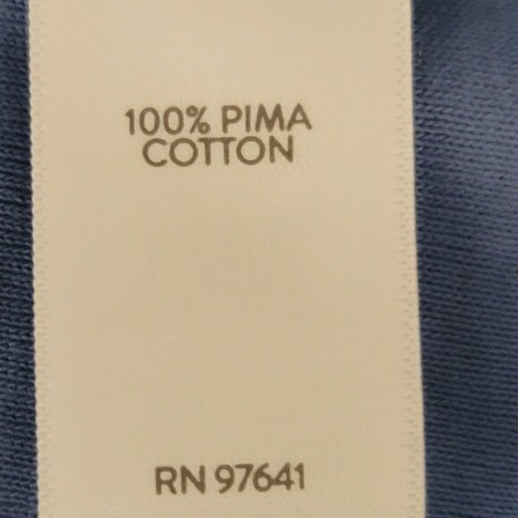 Ladies J.Jill Blue Pima Crew Next  High Low Tee , Size Medium - Picture 11 of 12